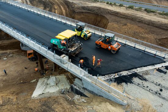 Road construction in Krasnodar Territory