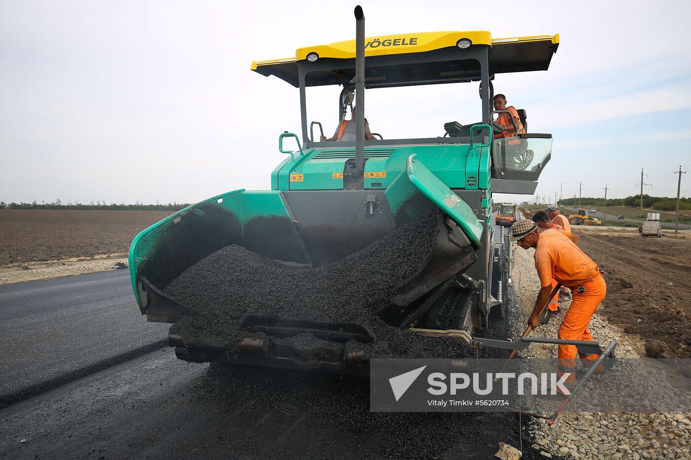 Road construction in Krasnodar Territory
