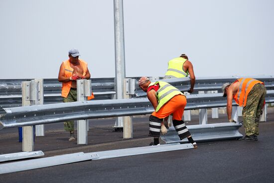 Road construction in Krasnodar Territory