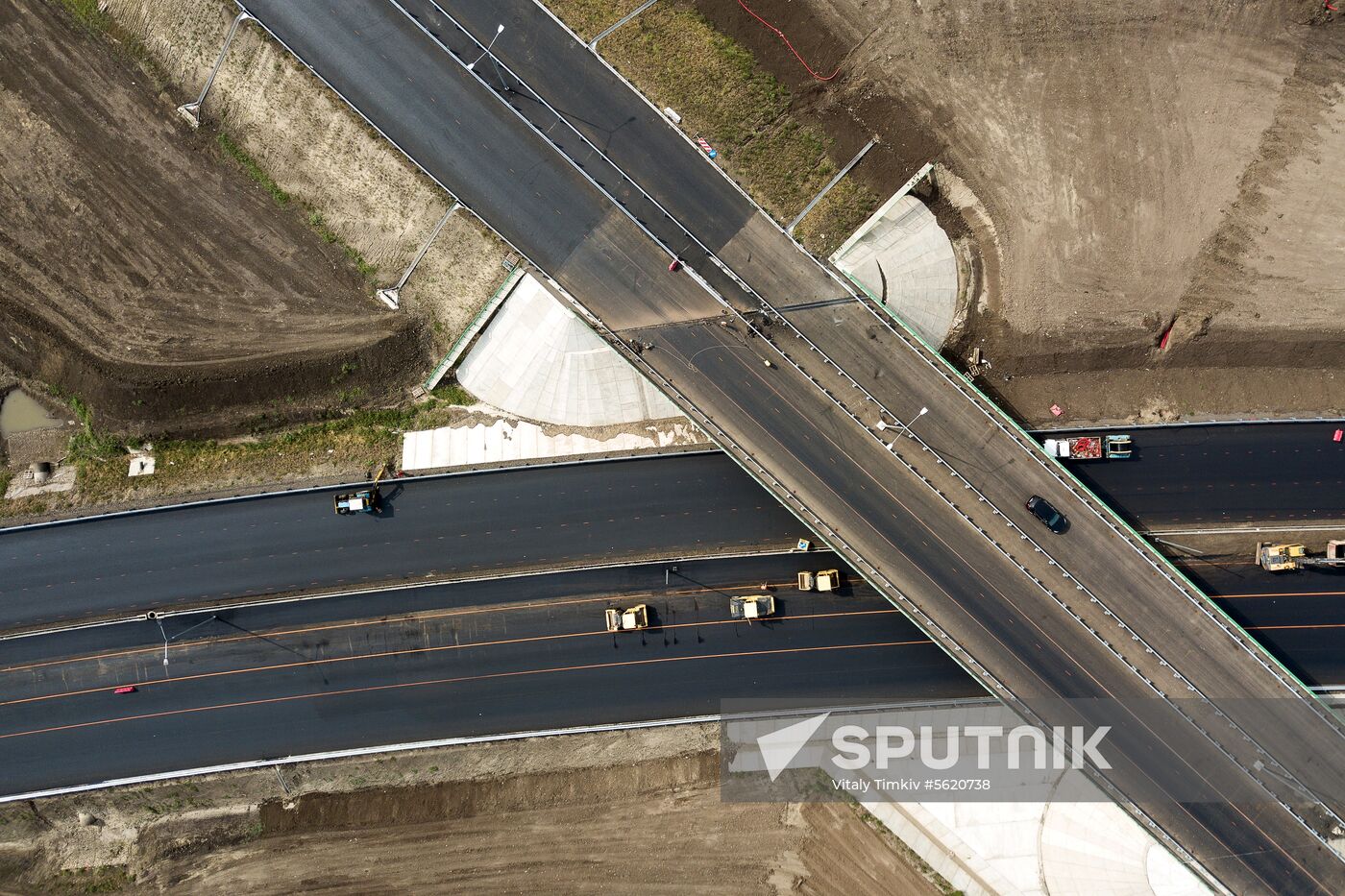 Road construction in Krasnodar Territory