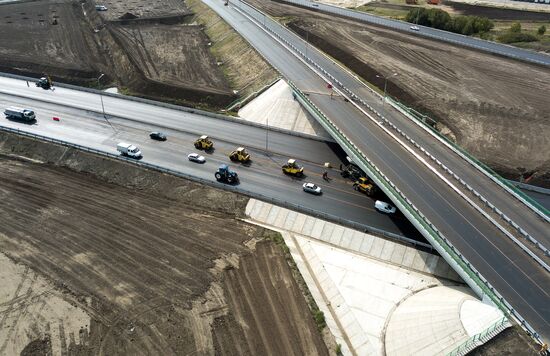 Road construction in Krasnodar Territory