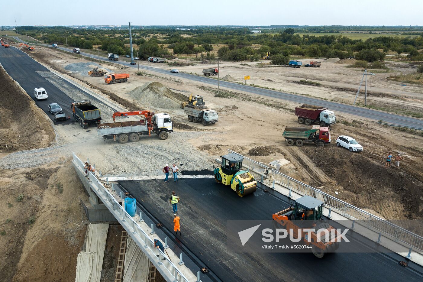 Road construction in Krasnodar Territory