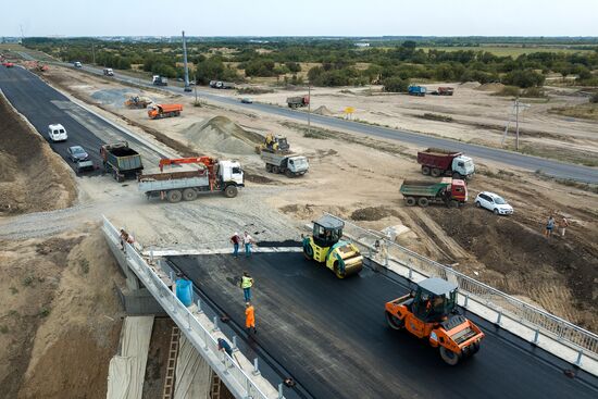 Road construction in Krasnodar Territory