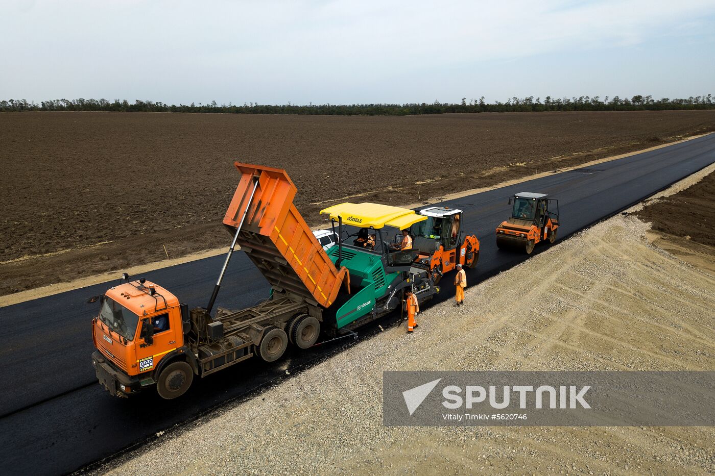Road construction in Krasnodar Territory