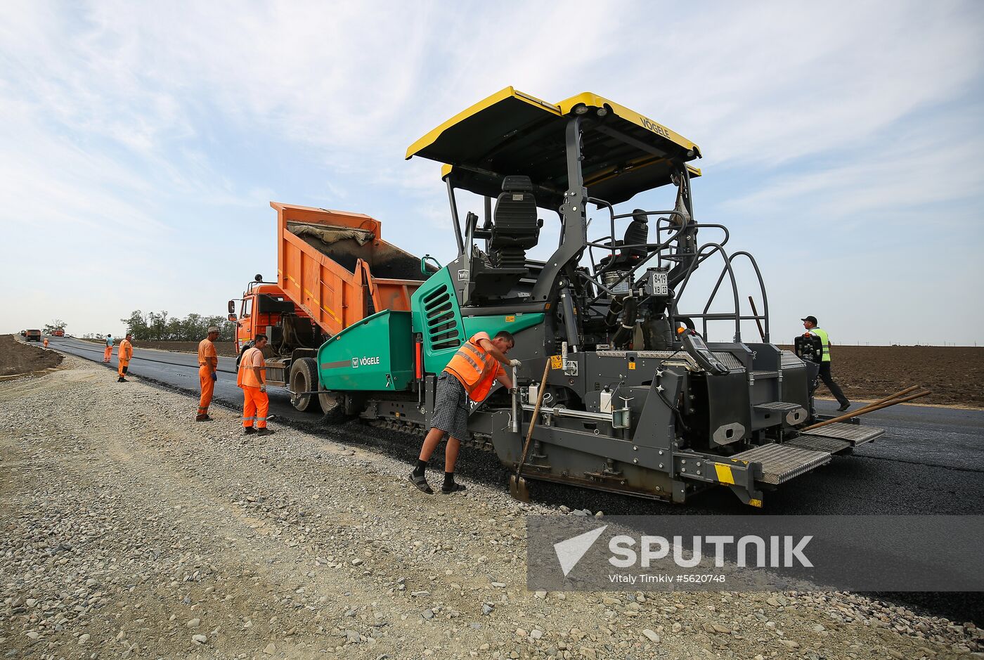 Road construction in Krasnodar Territory