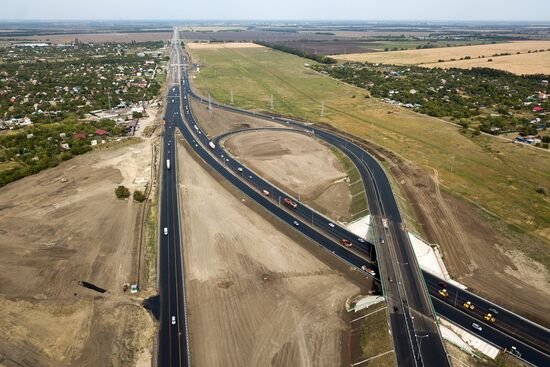 Road construction in Krasnodar Territory