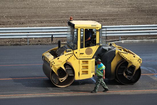 Road construction in Krasnodar Territory