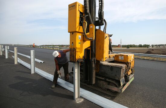 Road construction in Krasnodar Territory