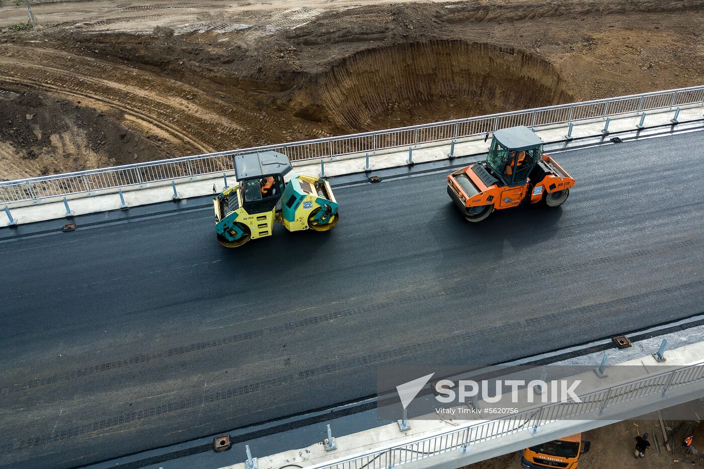 Road construction in Krasnodar Territory