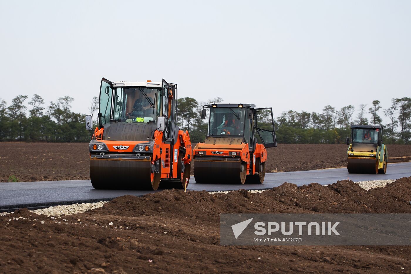Road construction in Krasnodar Territory