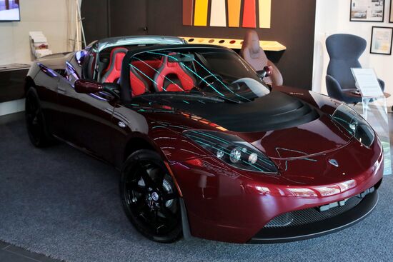 Moscow Tesla Club motor show