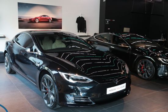 Moscow Tesla Club motor show
