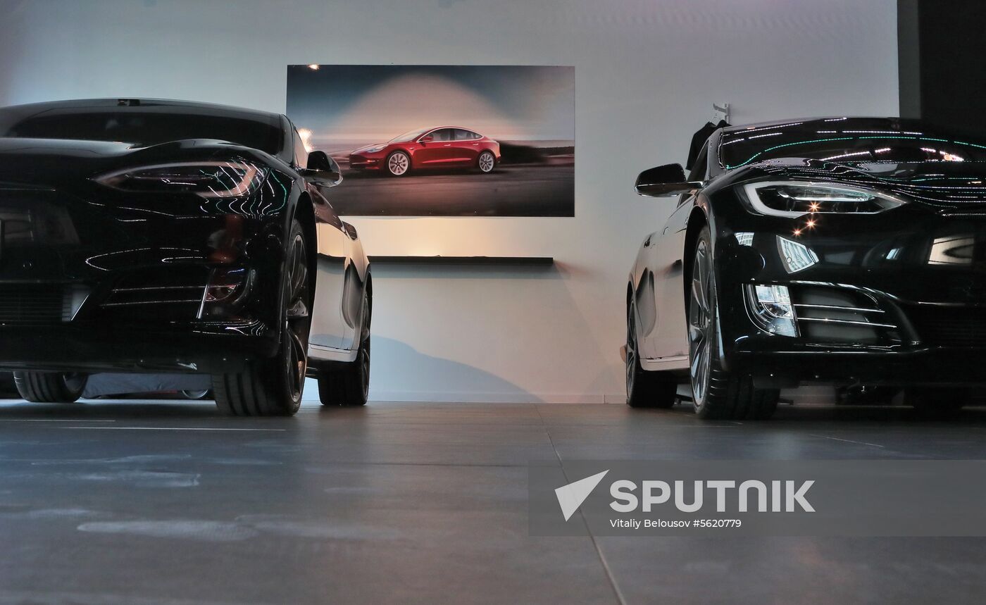 Moscow Tesla Club motor show