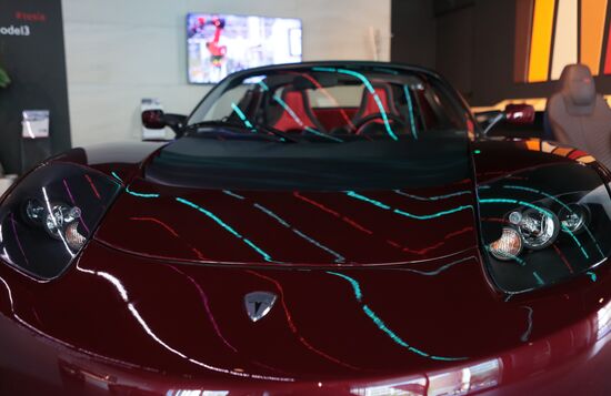 Moscow Tesla Club motor show