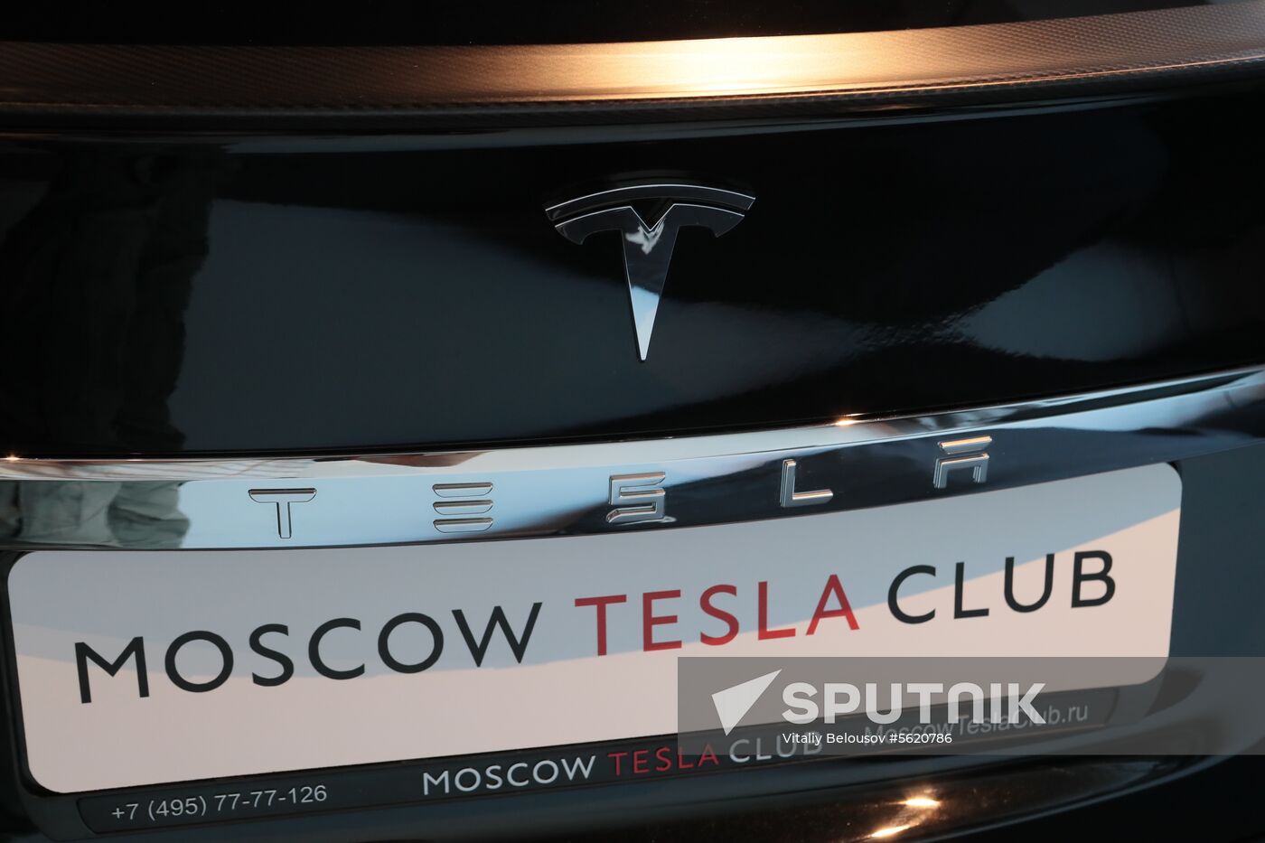 Moscow Tesla Club motor show