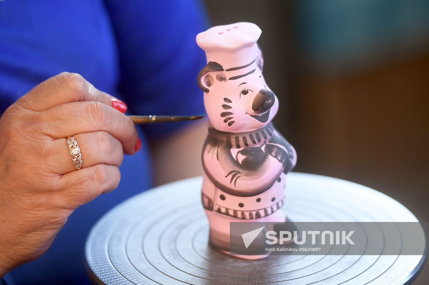 Gzhel Porcelain Factory in Moscow Region