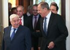 Russian, Syrian Foreign Ministers Lavrov and Muallem meeting
