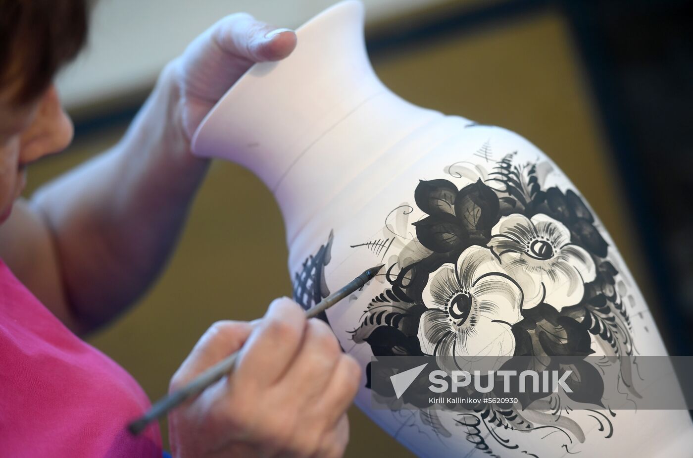 Gzhel Porcelain Factory in Moscow Region