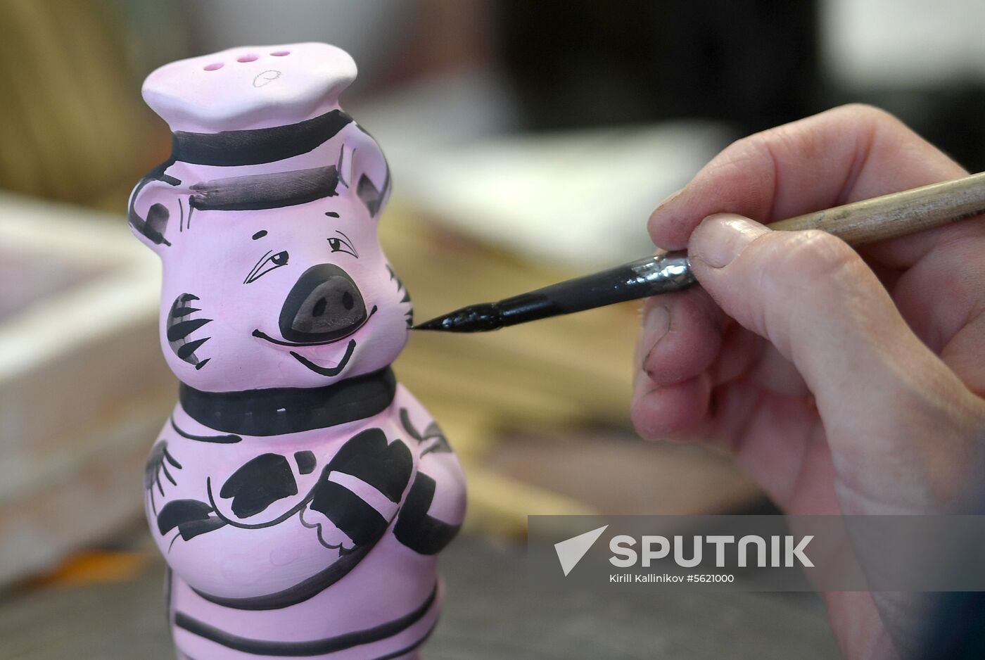 Gzhel Porcelain Factory in Moscow Region