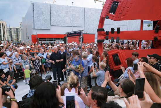 Moscow Mayor Sobyanin unveils new metro section