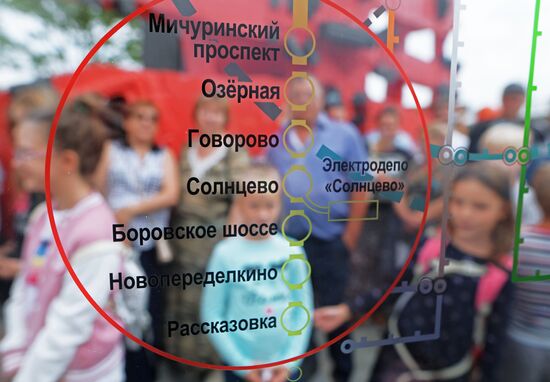 Moscow Mayor Sobyanin unveils new metro section