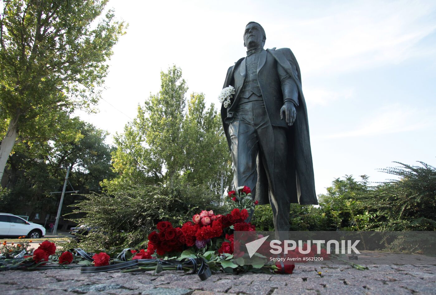Flowers in memory of Iosif Kobzon