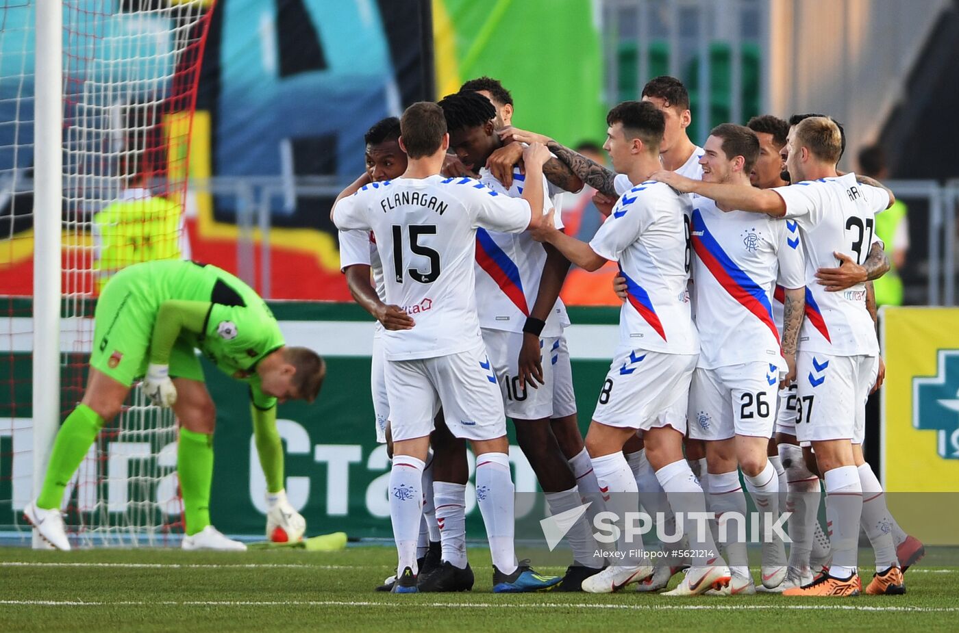 Football. Europa League. Ufa vs. Rangers