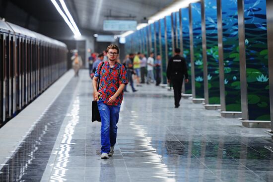 Moscow Mayor Sobyanin unveils new metro section