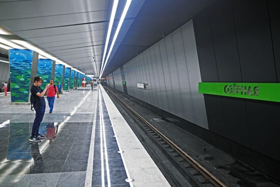 Moscow Mayor Sobyanin unveils new metro section