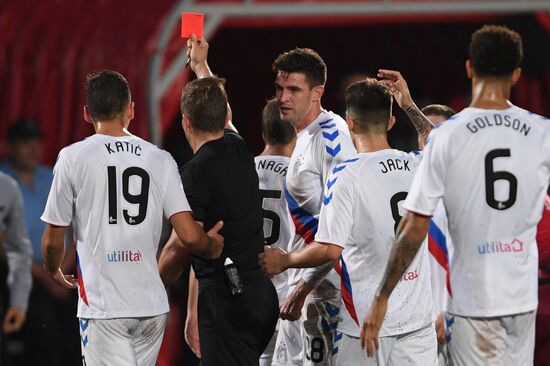 Football. Europa League. Ufa vs. Rangers