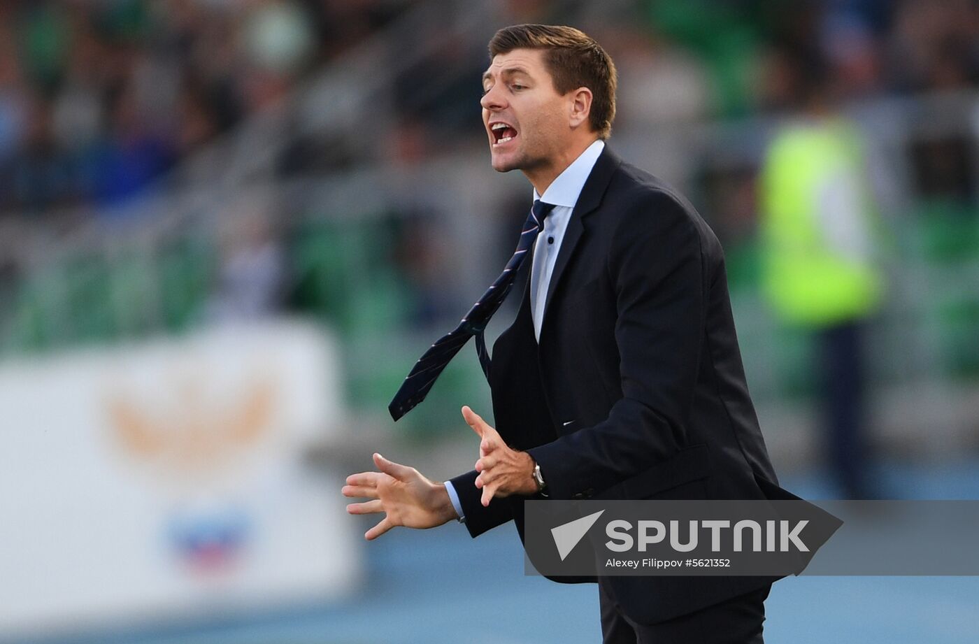 Football. Europa League. Ufa vs. Rangers