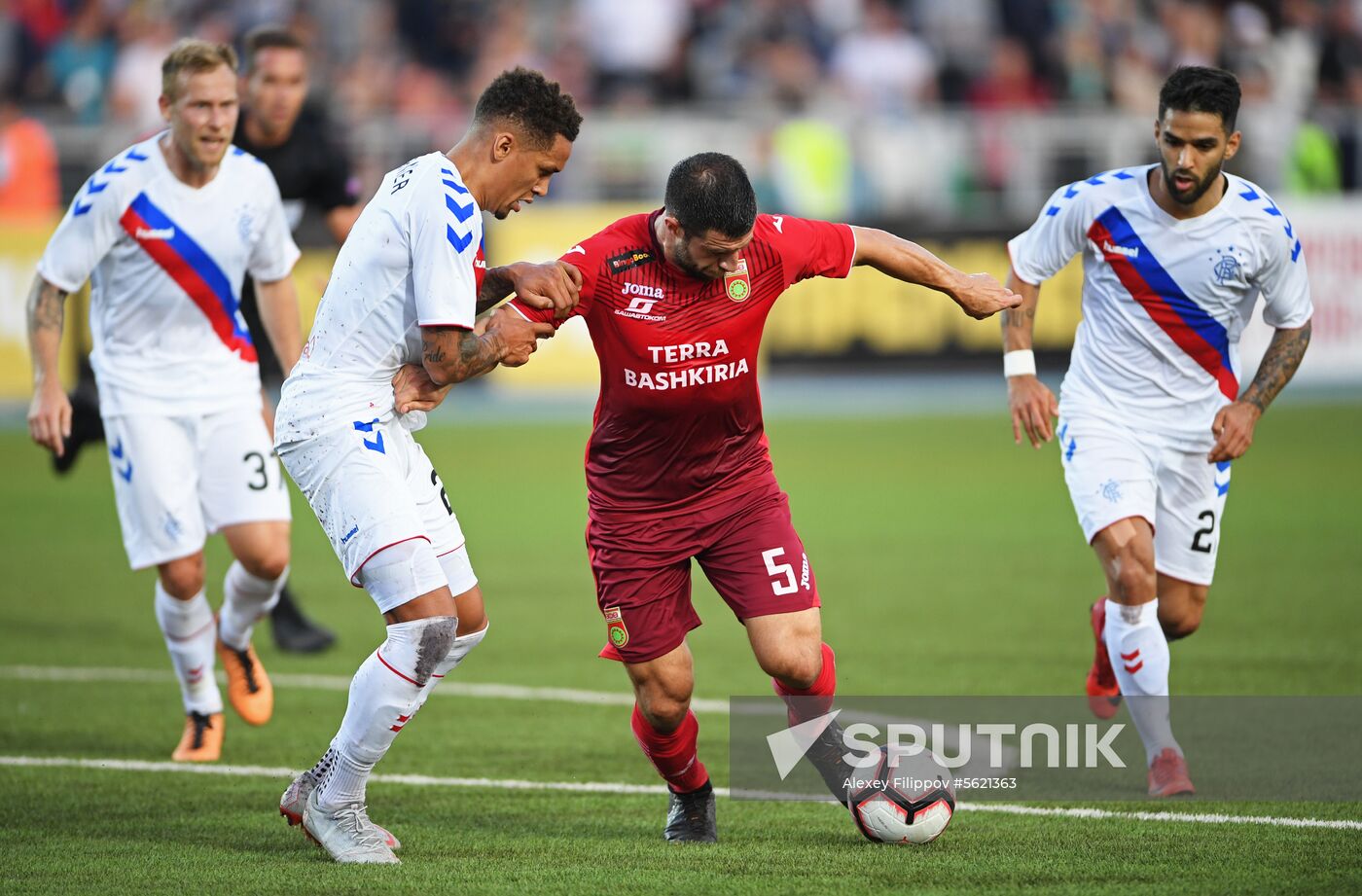 Football. Europa League. Ufa vs. Rangers
