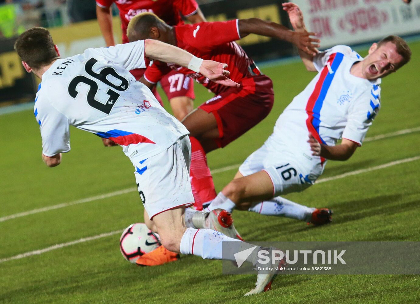 Football. Europa League. Ufa vs. Rangers