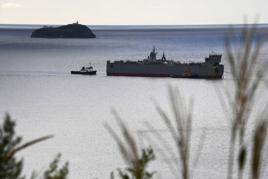 Gromky corvette arrives in Vladivostok