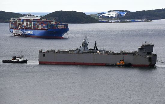 Gromky corvette arrives in Vladivostok