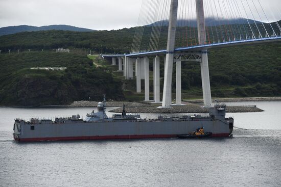 Gromky corvette arrives in Vladivostok