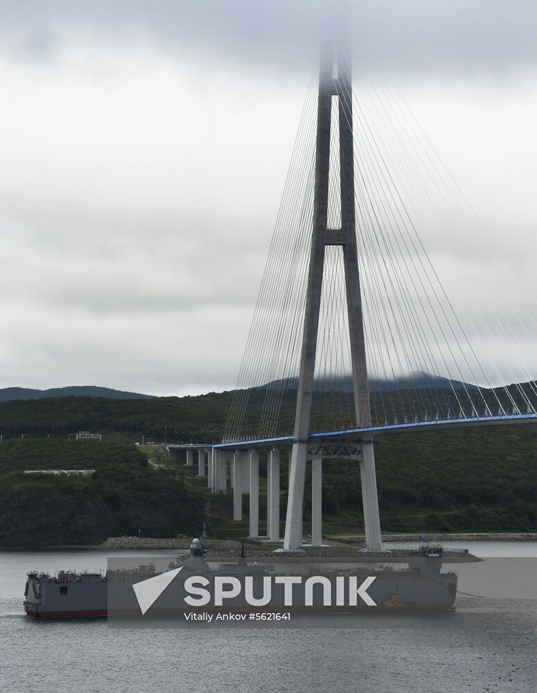 Gromky corvette arrives in Vladivostok