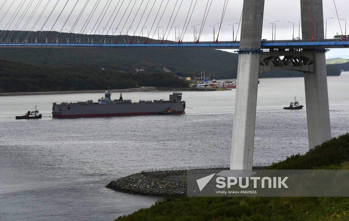 Gromky corvette arrives in Vladivostok