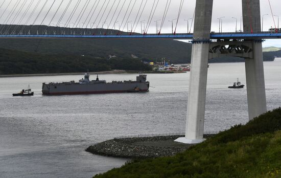 Gromky corvette arrives in Vladivostok