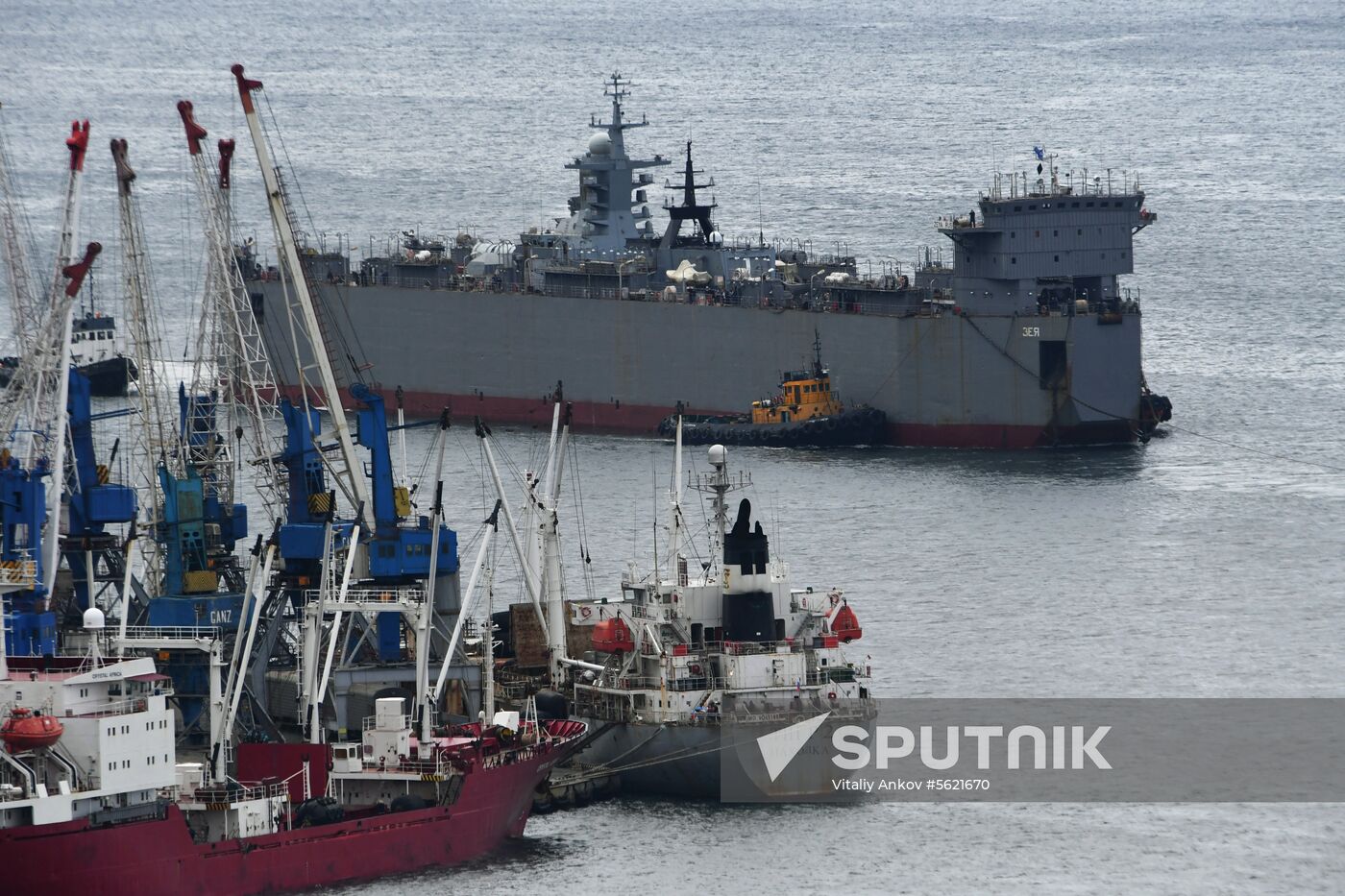 Gromky corvette arrives in Vladivostok