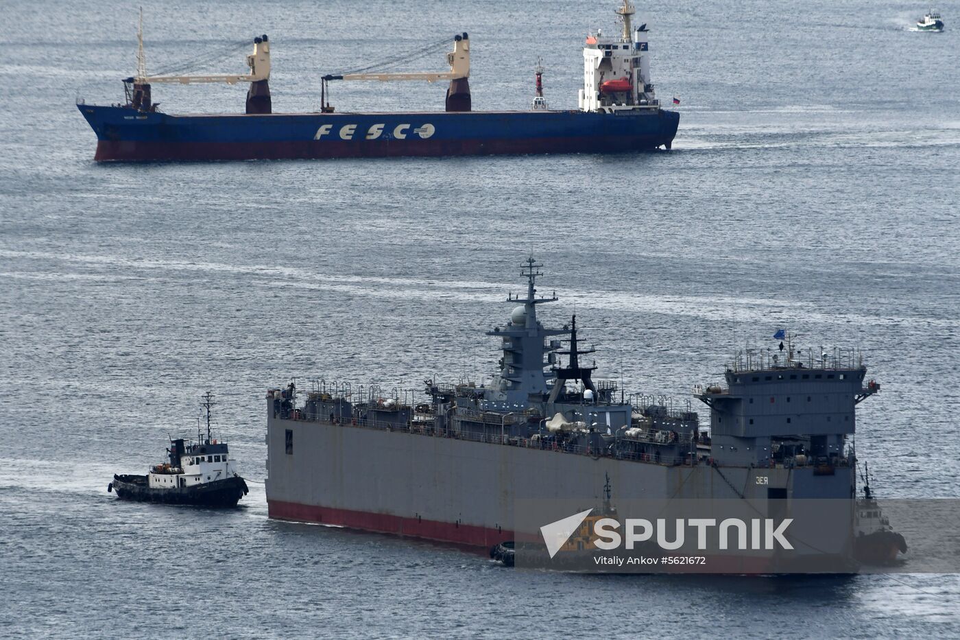 Gromky corvette arrives in Vladivostok