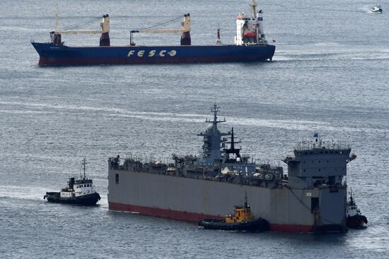 Gromky corvette arrives in Vladivostok