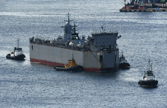 Gromky corvette arrives in Vladivostok