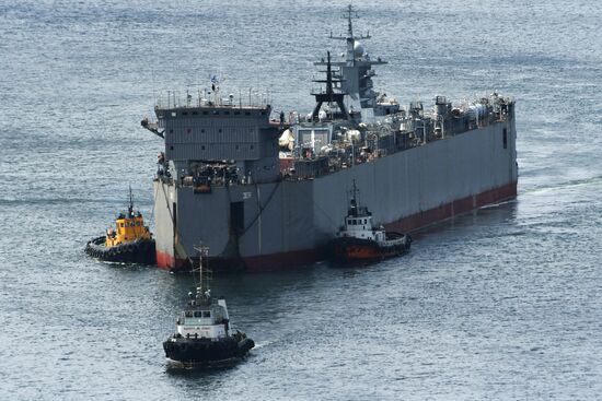 Gromky corvette arrives in Vladivostok