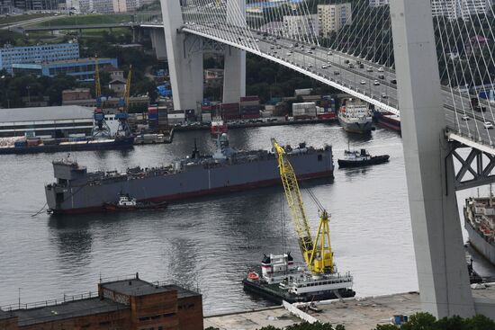 Gromky corvette arrives in Vladivostok