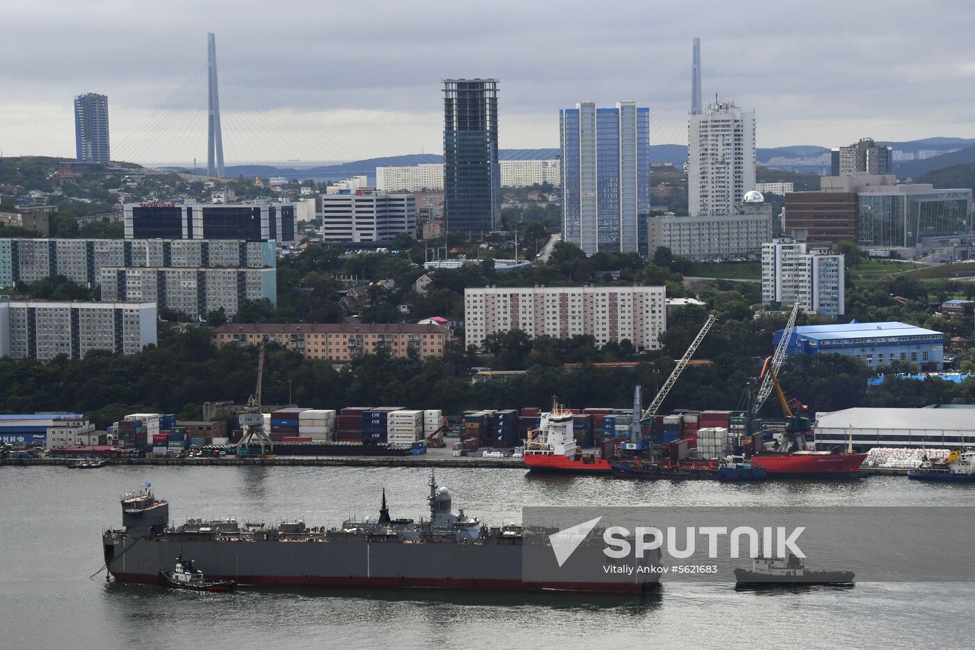 Gromky corvette arrives in Vladivostok