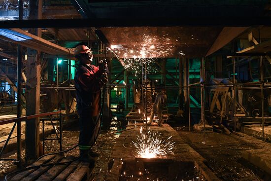 TPP-5 power plant in Novosibirsk