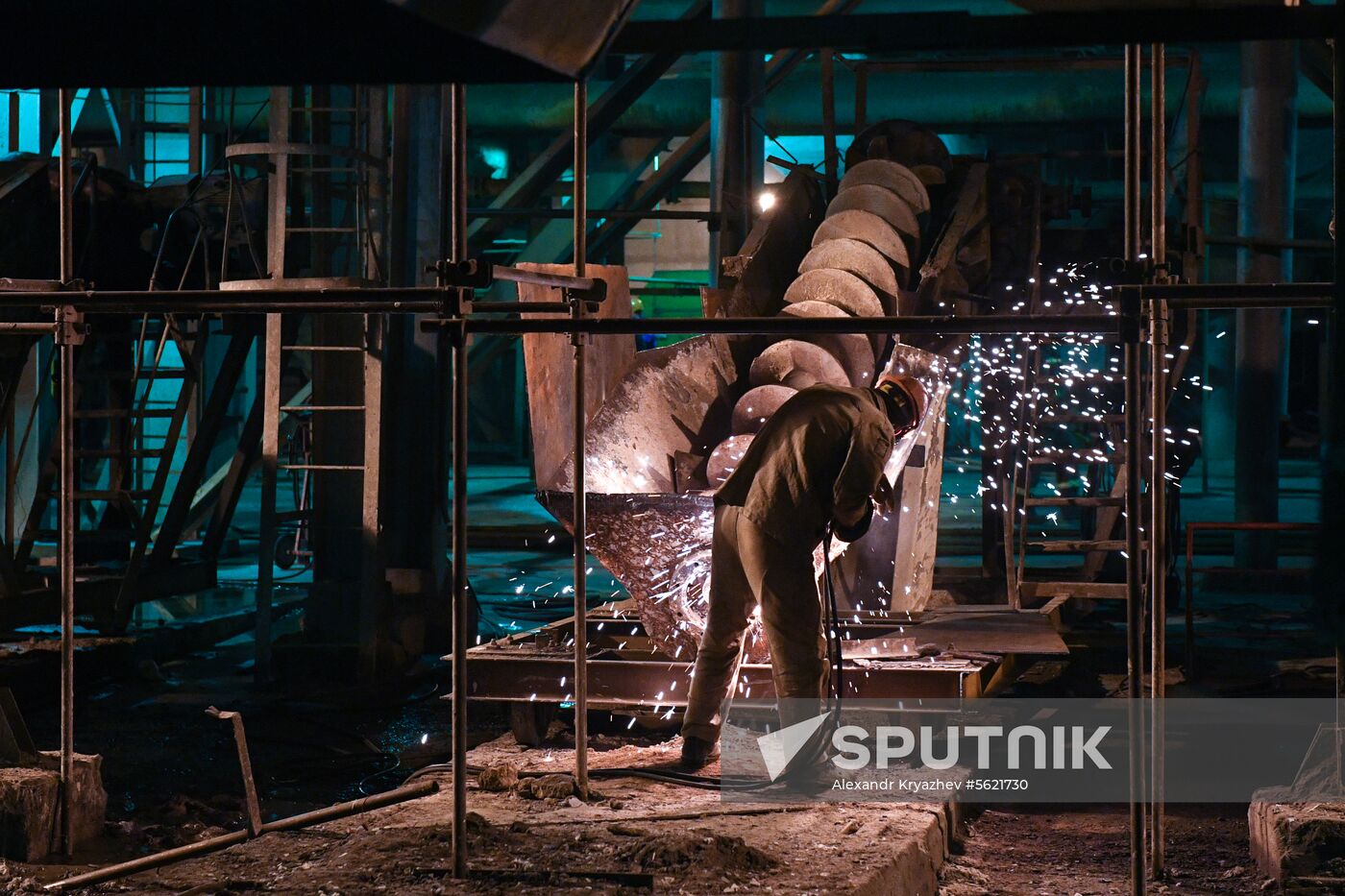 TPP-5 power plant in Novosibirsk