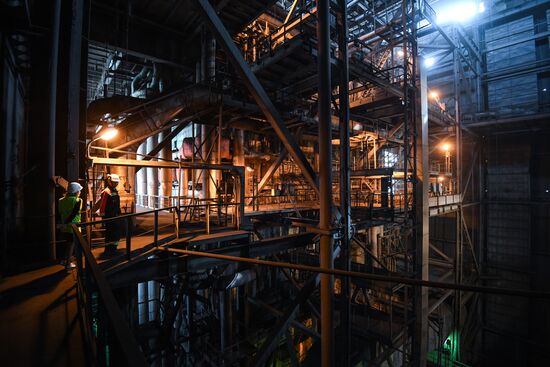 TPP-5 power plant in Novosibirsk