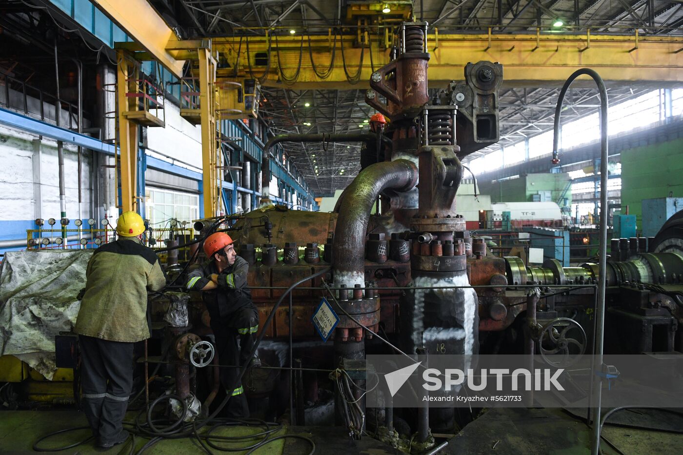 TPP-5 power plant in Novosibirsk